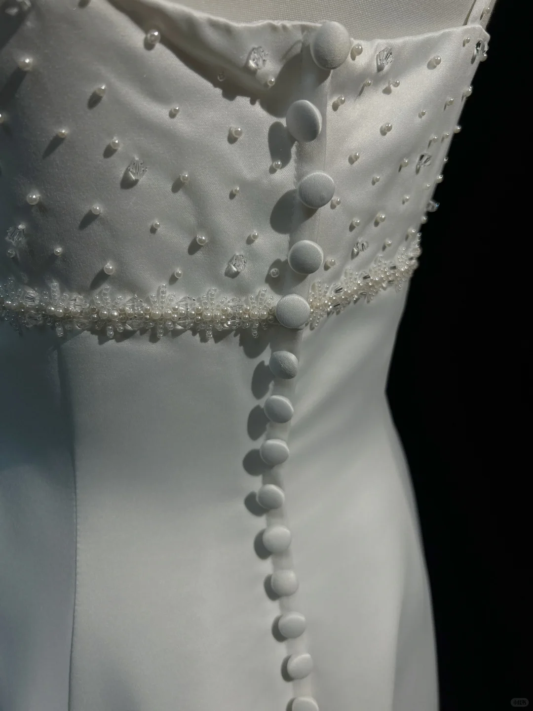 Vestido de novia vintage, corte A, tirantes finos, satén blanco, cuentas, largo, estilo retro, modesto, DH2666