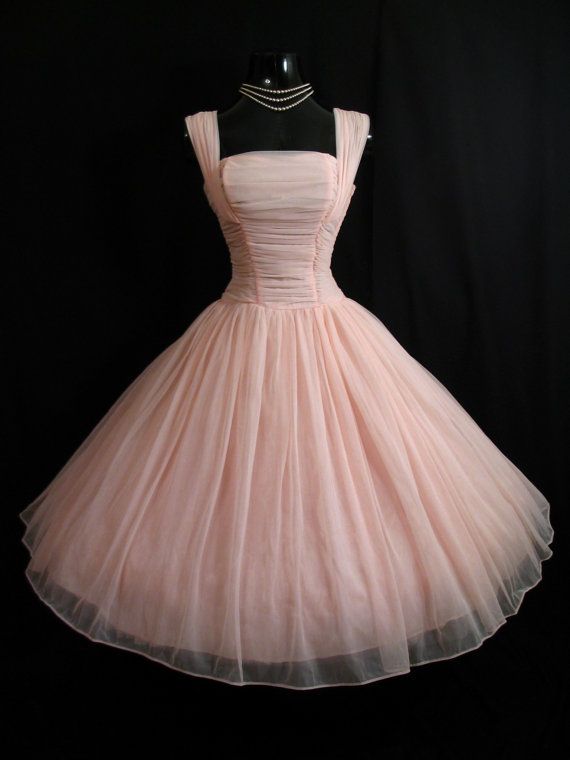 Pretty Ball Gown Square Neck Blush Pink Tulle Formal 8th Grade Homecoming Dresses Summer Middle School Hoco Dress 6th Grade Graduation Outfits DH312