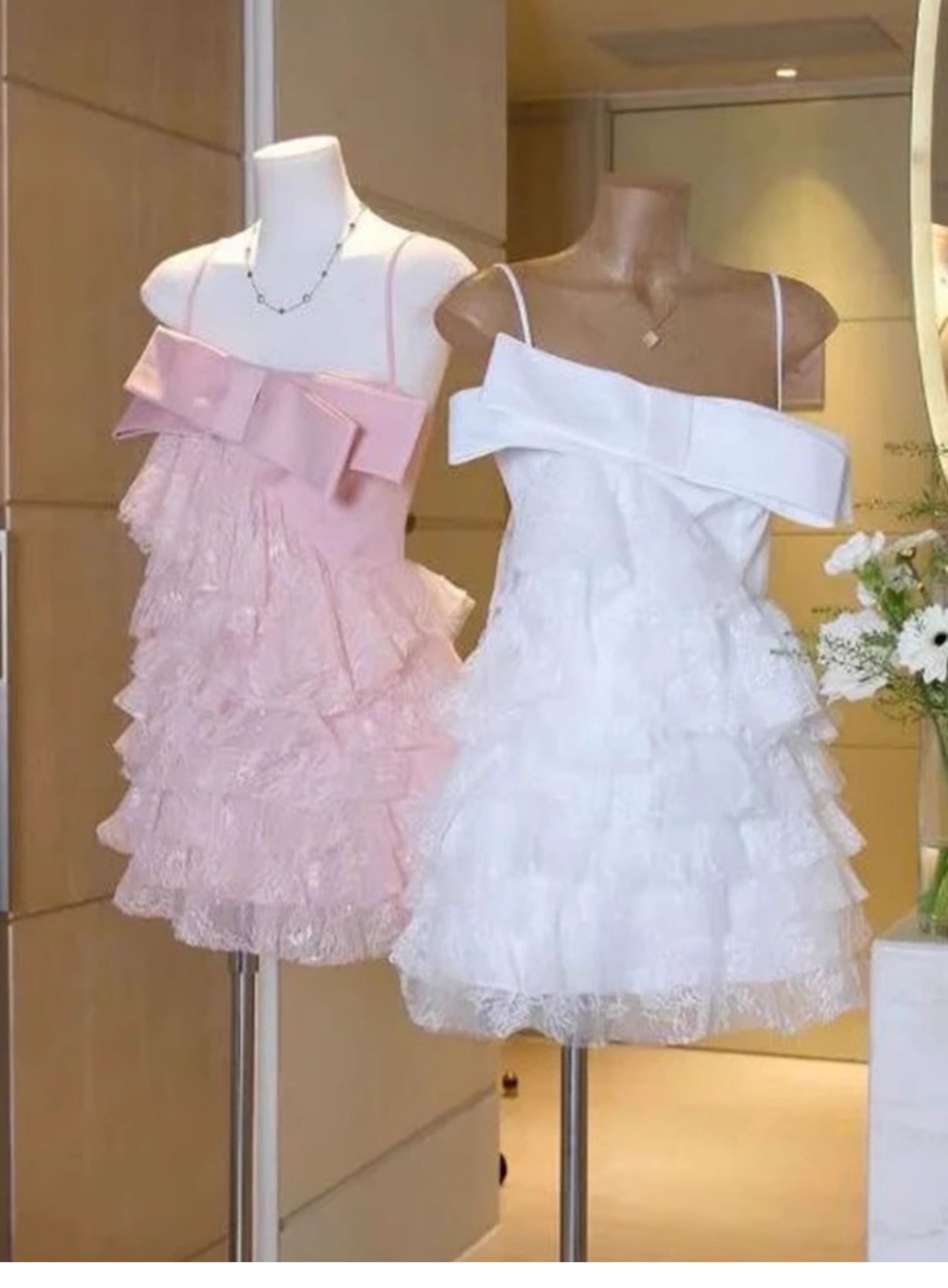 Vestidos de fiesta cortos de encaje con tirantes finos, corte A, modernos, para octavo grado, de verano, para escuela secundaria, DH423