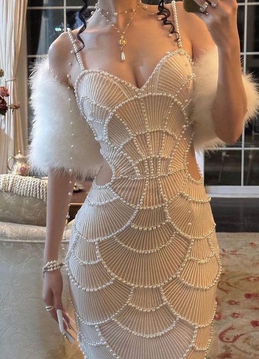Pretty Sheath Spaghetti Straps White Sequin Sleeveless Short Formal 8th Grade Homecoming Dresses Summer Middle School Hoco Dress Homecoming Outfits DH452