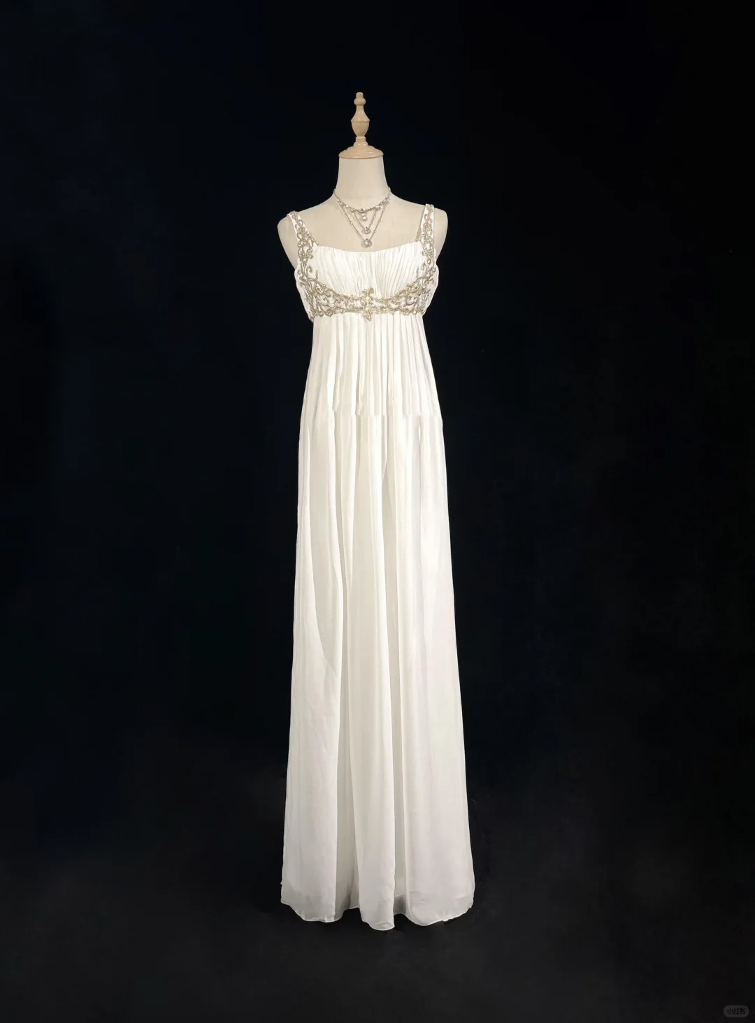 Vestido de novia vintage de los años 50 y 40, corte A, escote cuadrado, gasa blanca, largo, DH529