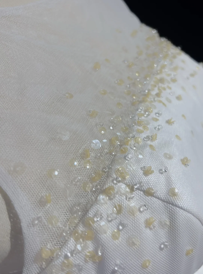 Cute Ball Gown Scoop White Tulle Short Mini Formal 8th Grade Homecoming Dresses Summer Middle School Hoco Dress Homecoming Outfits DH542
