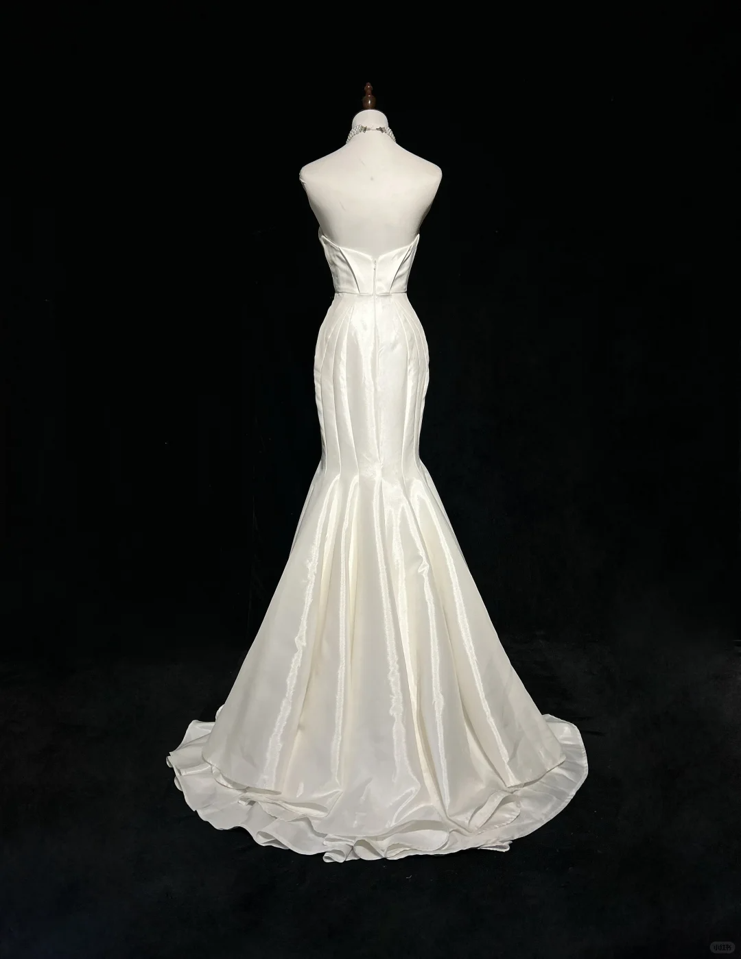 Vestido de novia vintage de los años 50 y 40, corte sirena, escote corazón, satén blanco, largo, DH549
