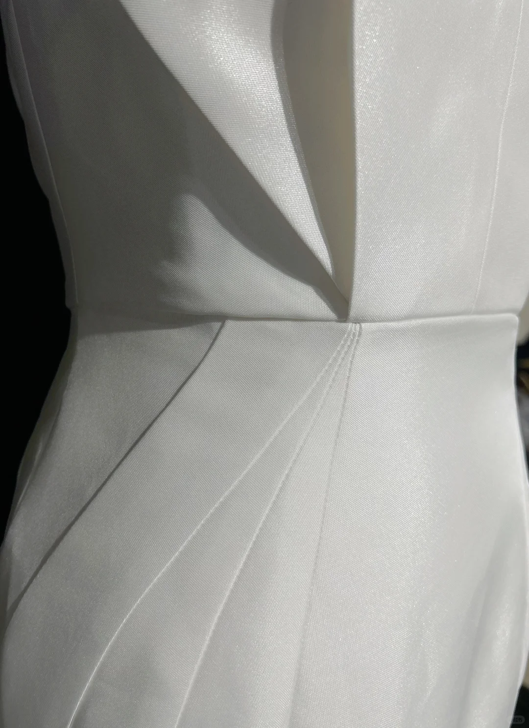 Vestido de novia vintage de los años 50 y 40, corte sirena, escote corazón, satén blanco, largo, DH549