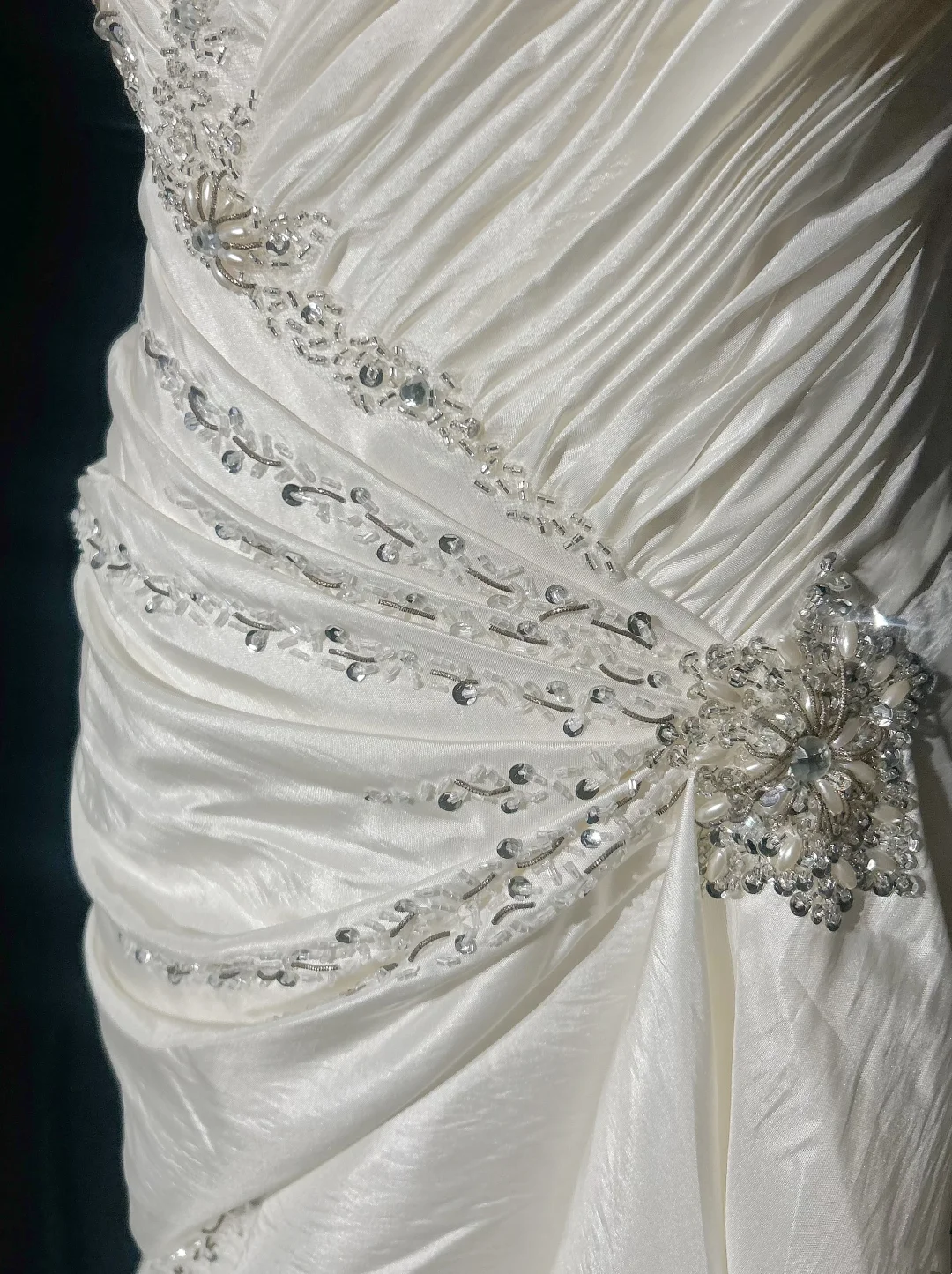 Vestido de novia retro de los años 50 y 40, estilo sirena, con tirantes finos, largo, DH556