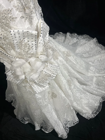 Vestido de novia retro de los años 50 y 40, estilo sirena, tirantes finos, tul, largo, elegante, DH566