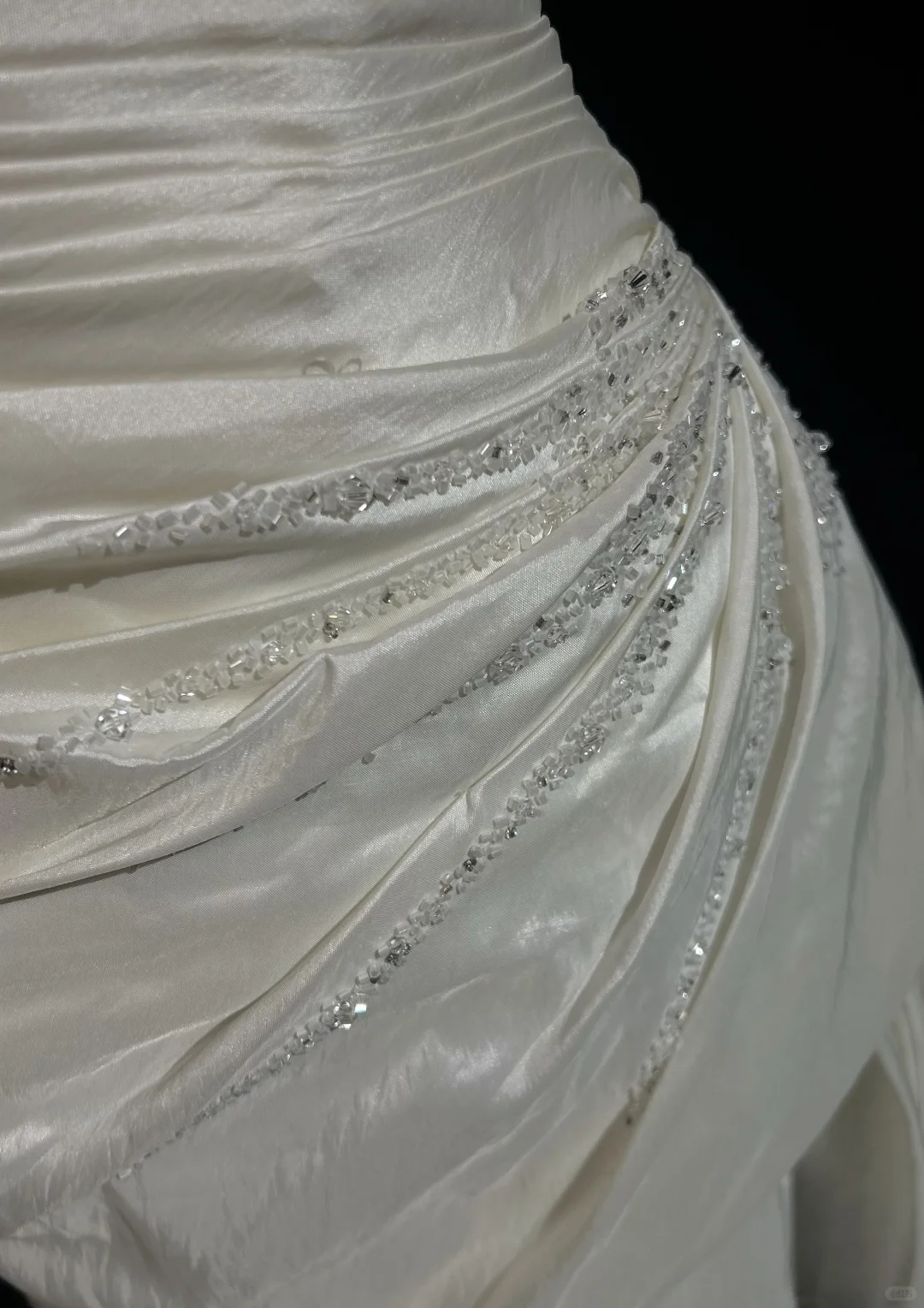 Vestido de novia vintage de los años 70, con escote alto y bajo, sin tirantes, de encaje color marfil, elegante, DH567