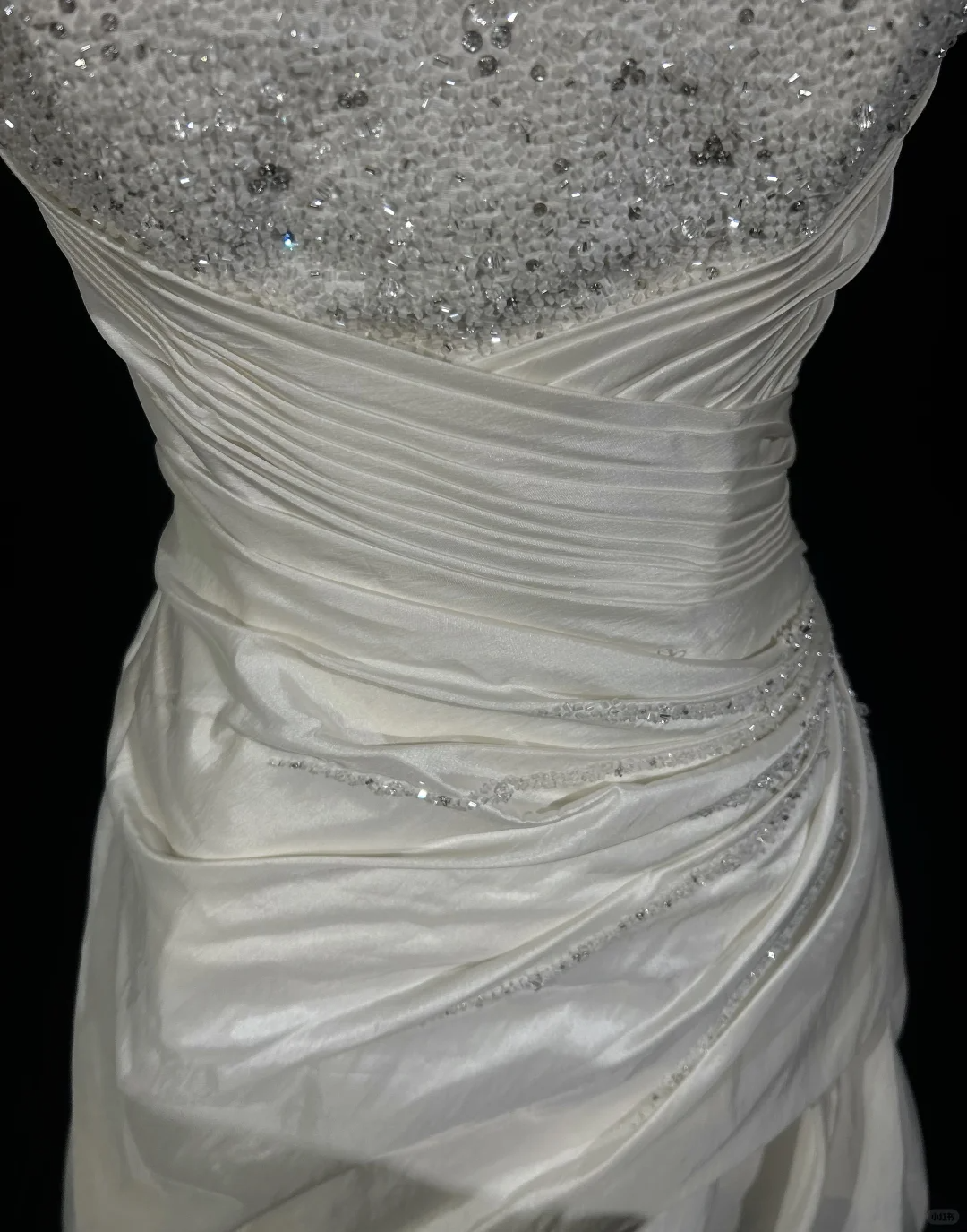 Vestido de novia vintage de los años 70, con escote alto y bajo, sin tirantes, de encaje color marfil, elegante, DH567