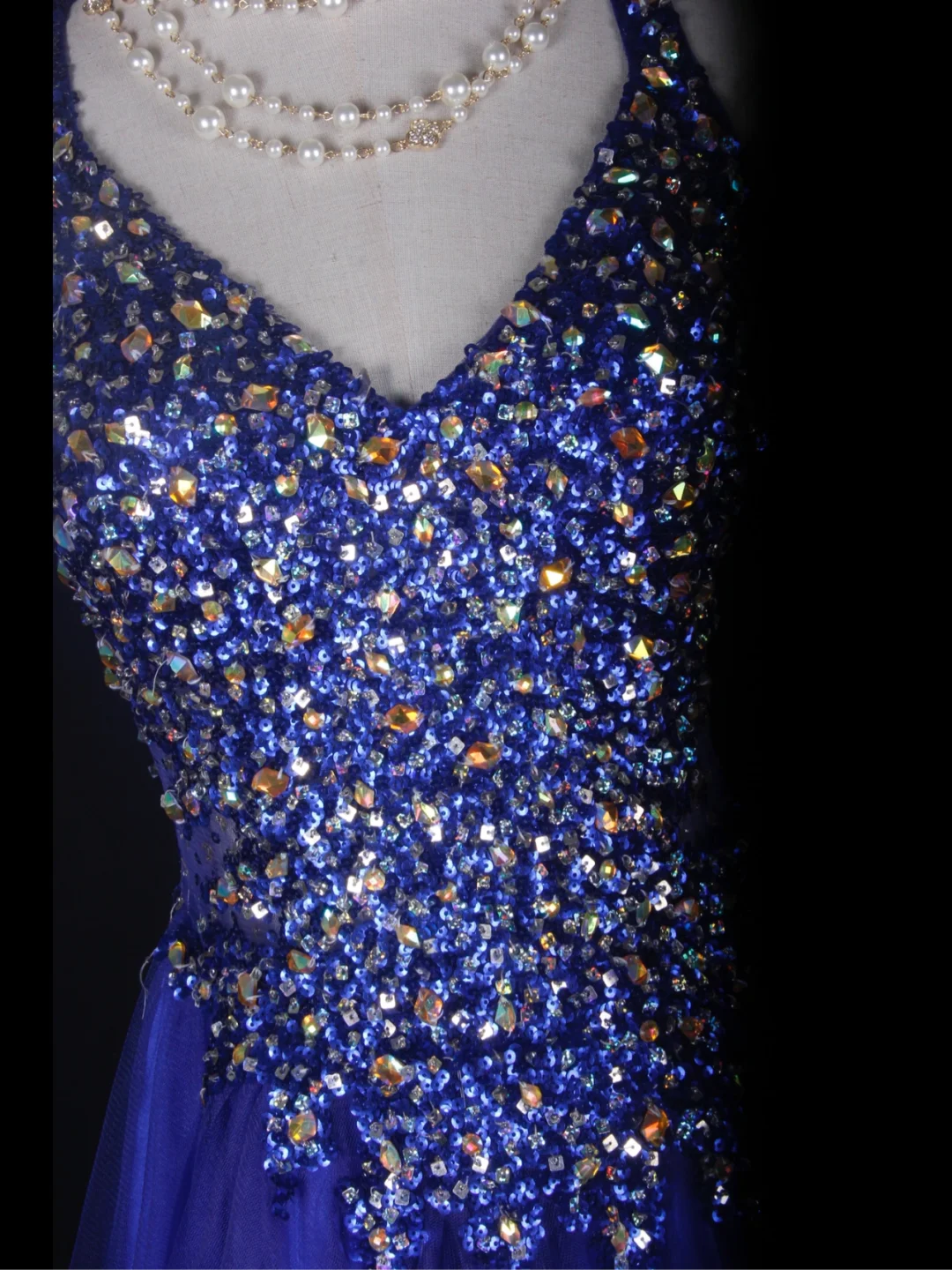 Cute A Line Spaghetti Straps Royal Blue Tulle Formal 8th Grade Homecoming Dresses Summer Middle School Hoco Dress Homecoming Outfits DH581