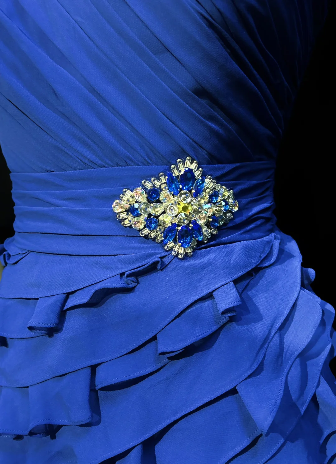 Pretty A line Spaghetti Straps Royal Blue Chiffon Short Formal 8th Grade Homecoming Dresses Summer Middle School Hoco Dress Homecoming Outfits DH654