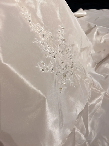 Vestido de novia vintage de los años 60, vestido de baile con hombros descubiertos, color marfil, largo, para verano y otoño, elegante, DH668