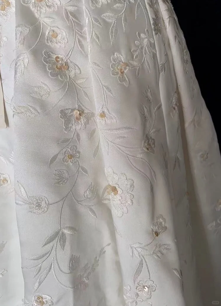 Vestidos de novia vintage de satén blanco, corte en A, largos, años 40 y 50, elegantes, DH674