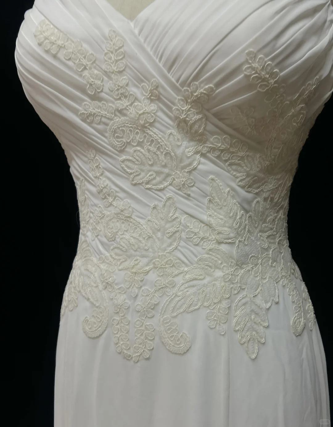 Vestidos de novia elegantes de estilo sirena vintage con tirantes finos y apliques de gasa blanca, años 40 y 50, DH676