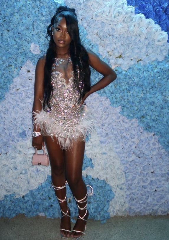 Pretty Sheath Scoop Neck Sleeveless Sequin Short Mini Formal 8th Grade Homecoming Dresses Summer Middle School Hoco Dress Homecoming Outfits DH815