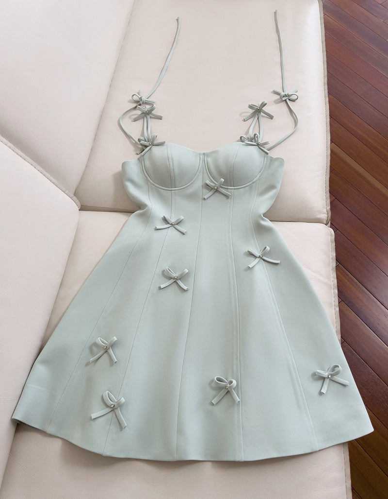 Vestidos cortos elegantes de Hoco, corte A, tirantes finos, verde menta, vestidos formales para el regreso a casa de octavo grado, trajes de verano para el regreso a casa de la escuela secundaria DH82