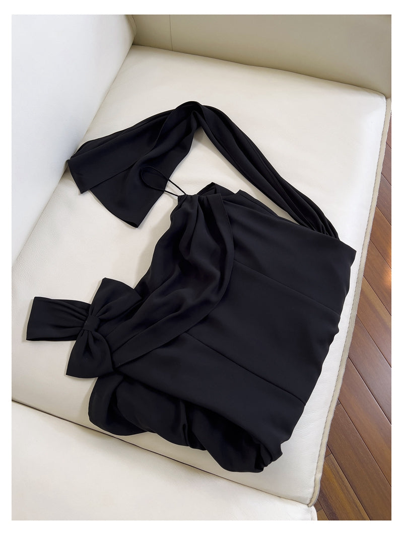 Vestidos cortos elegantes de Hoco, con tirantes finos, negros, formales para el regreso a casa de octavo grado, trajes de verano para la escuela secundaria DH84