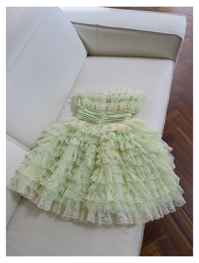 Vestido corto verde menta con tirantes finos para fiesta de bienvenida, ideal para verano, para escuela secundaria, octavo grado, DH88