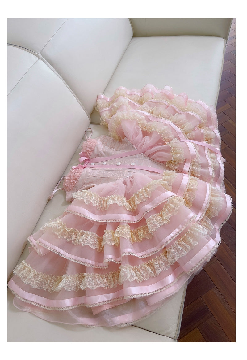 Vestido corto rosa con tirantes finos para fiesta de verano, ideal para escuela secundaria, octavo grado, DH89