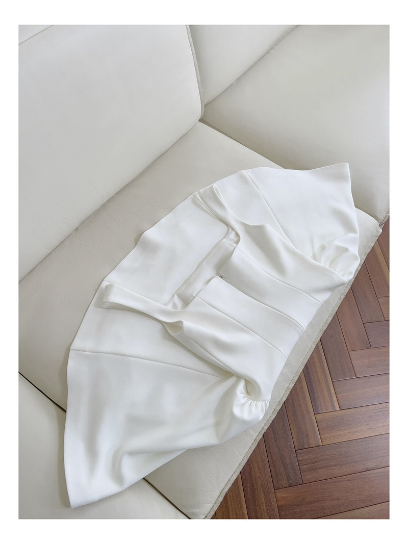 Lindos vestidos de fiesta blancos cortos con escote cuadrado y corte A para octavo grado, vestido de verano para escuela secundaria, atuendos para fiesta de bienvenida DH92