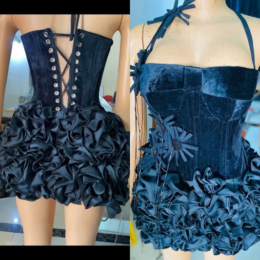 Sexy Sheath Halter Black Sleeveless Mini Short Formal 8th Grade Homecoming Dresses Summer Middle School Hoco Dress Homecoming Outfits Birthday Outfit DH988