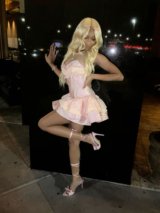 Vestido corto de satén con escote en forma de corazón para cumpleaños, sexy, para verano, para fiesta de 18 años, DP1061