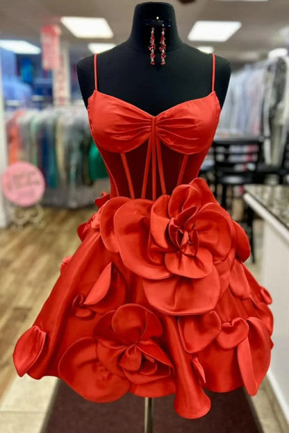 Vestido corto de satén rosa con tirantes finos para fiesta de verano, ideal para 20 cumpleaños, 18 cumpleaños, DP1172