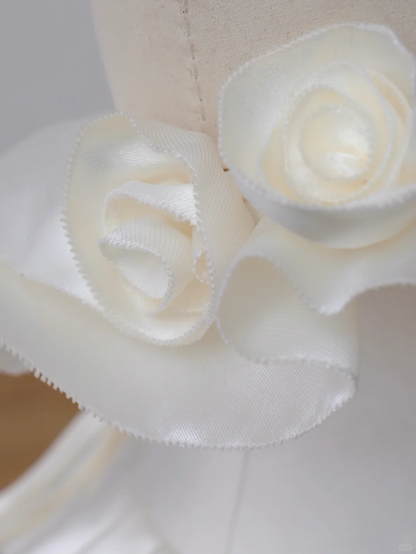 Vestido de novia atemporal, vestido de fiesta sin tirantes, color marfil, satén, vestidos de novia DP1511