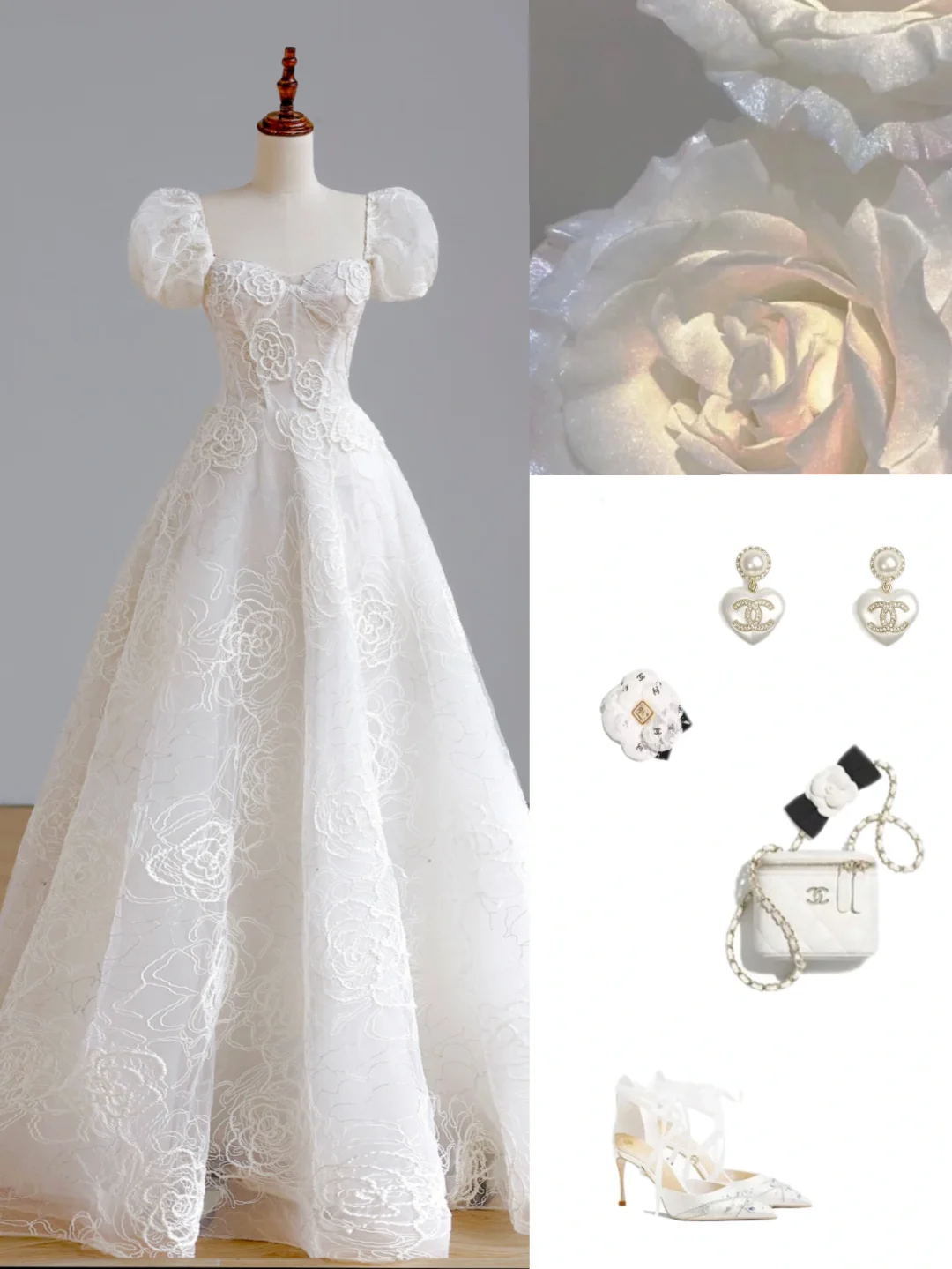 Vestido de novia sencillo, de manga corta, con encaje, blanco, minimalista, DP1532