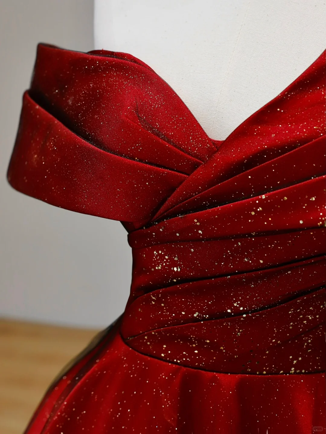 Elegant Glamour Ball Gown Off The Shoulder Red Prom Dress Party Dress Long Evening Dresses DP1537