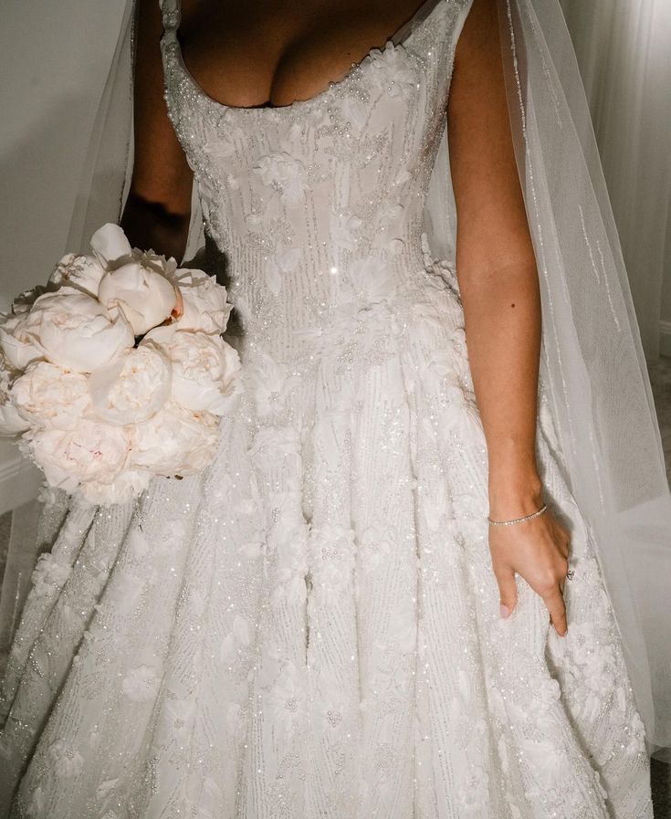 Vestido de novia clásico, vestido de fiesta cuadrado con lentejuelas, blanco, largo de verano, vestidos de novia minimalistas DP1599