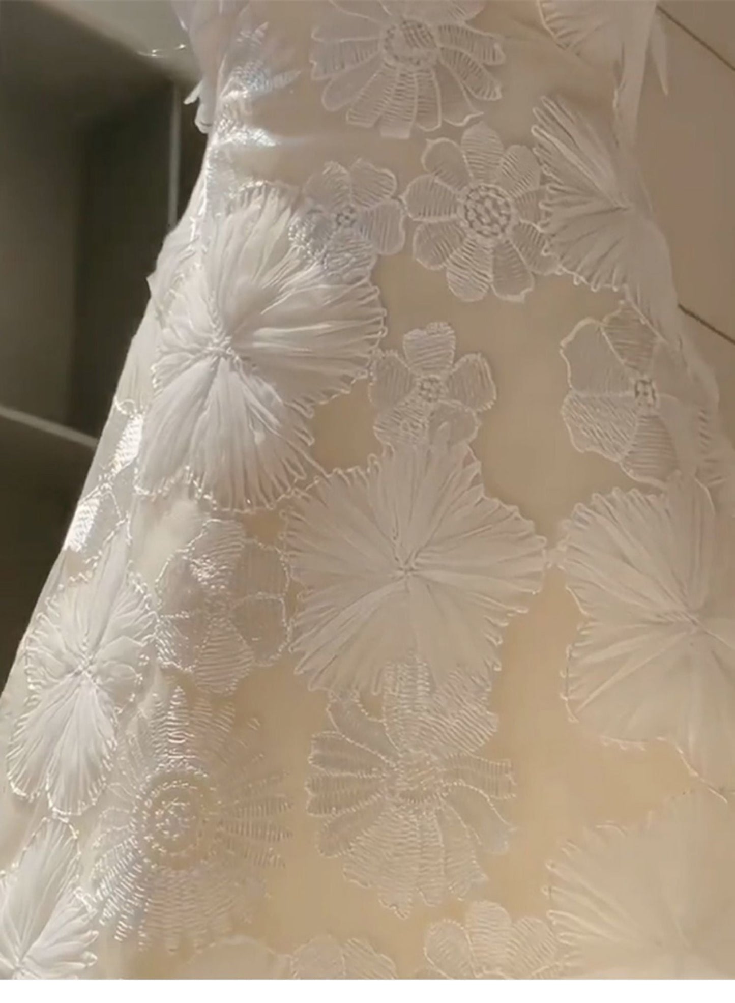 Vestido de cóctel blanco corto de encaje sin tirantes, corte A, sencillo, para verano, DP1751