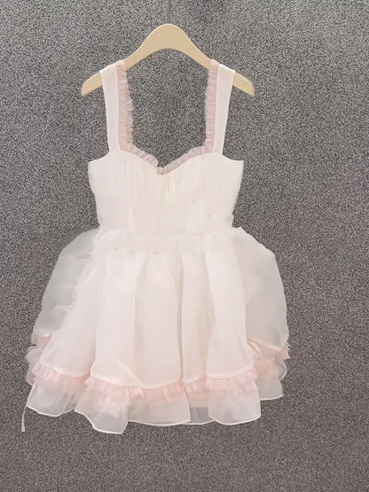 Cute A line Short Homecoming Dress Summer Pink Hoco Dresses Cocktail Dress For Senior Teens DP1772