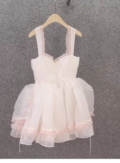 Cute A line Short Homecoming Dress Summer Pink Hoco Dresses Cocktail Dress For Senior Teens DP1772