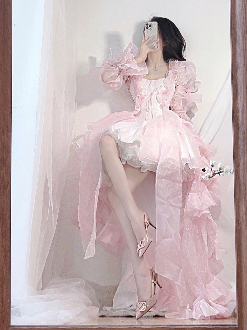 Vestido de fiesta corto con tirantes finos, color rosa, para el regreso a casa, de verano, para adolescentes mayores, DP1789