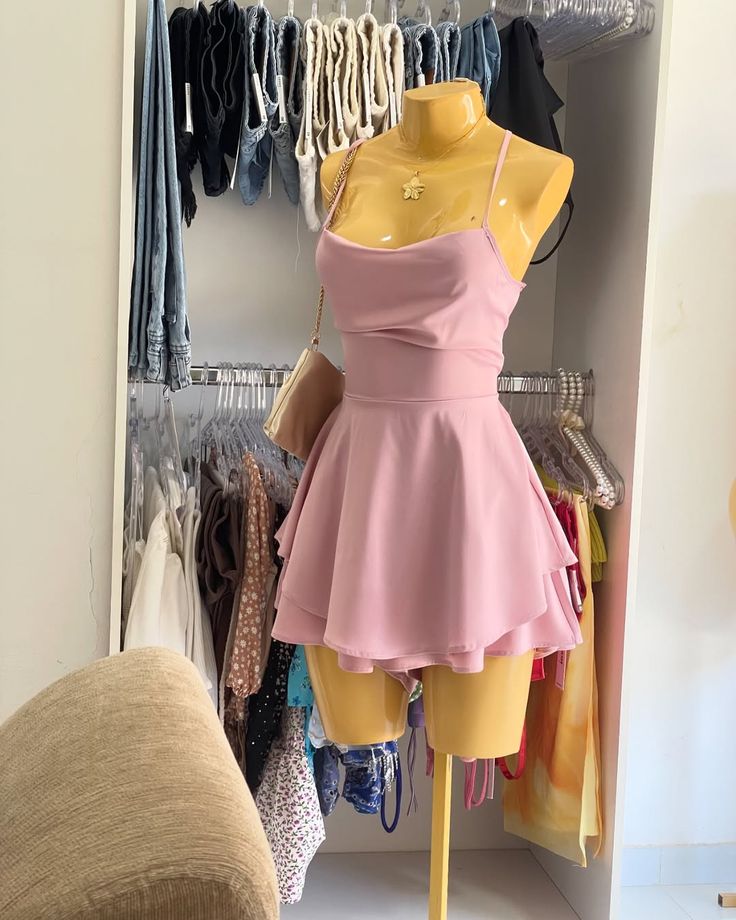 Vestido corto de satén con tirantes finos, corte A, para cumpleaños, para verano, para 18.º cumpleaños, minivestido de cóctel DP1842