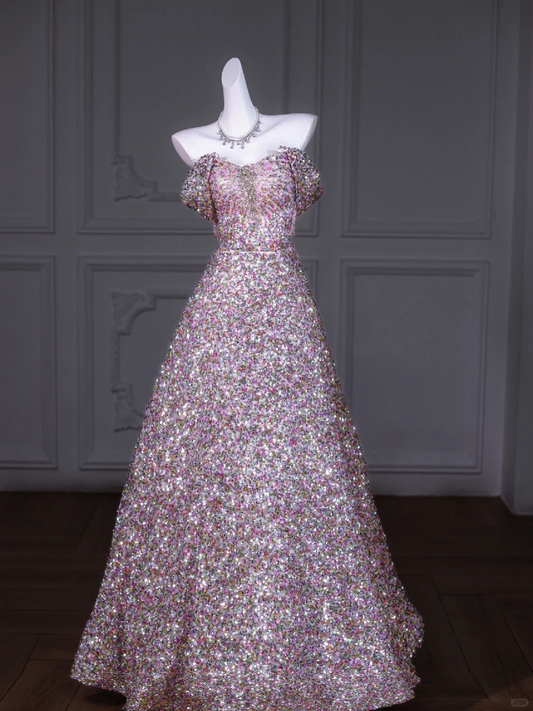 Hermoso vestido de fiesta con escote corazón y lentejuelas para celebrar el 23.º cumpleaños, vestido de fiesta, atuendos de cumpleaños para mujeres DP1962