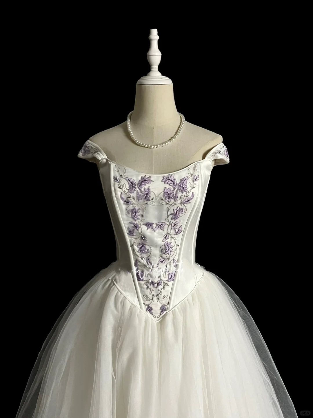 Vestido de noche largo vintage de tul blanco con hombros descubiertos, vestido de noche formal, DP2024