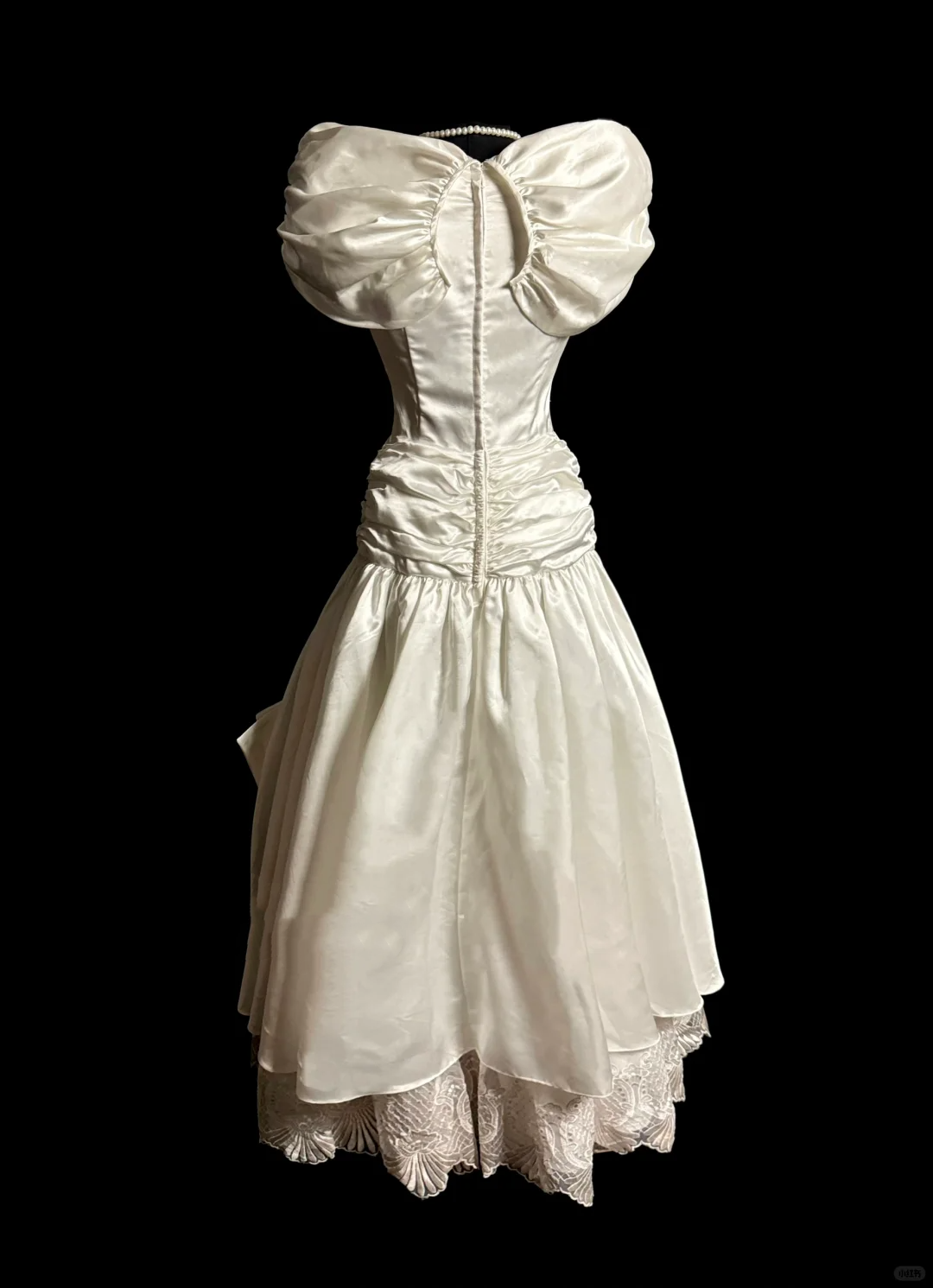 Vestido de novia vintage, vestido de fiesta con hombros descubiertos, color marfil, estilo retro de los años 70, DP2062