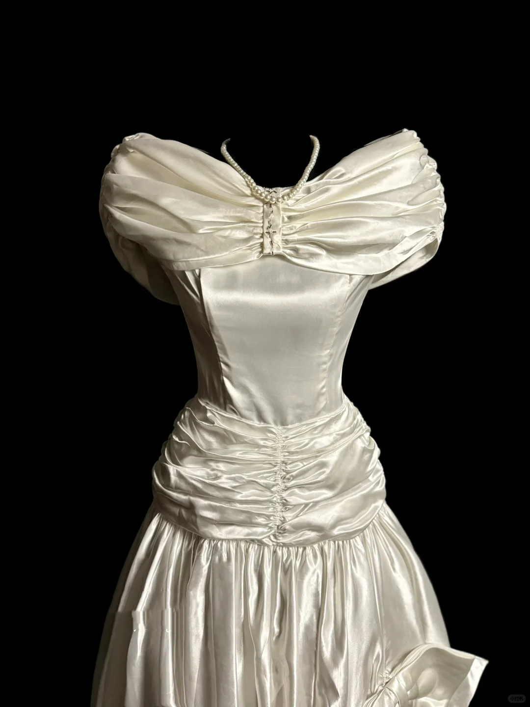 Vestido de novia vintage, vestido de fiesta con hombros descubiertos, color marfil, estilo retro de los años 70, DP2062