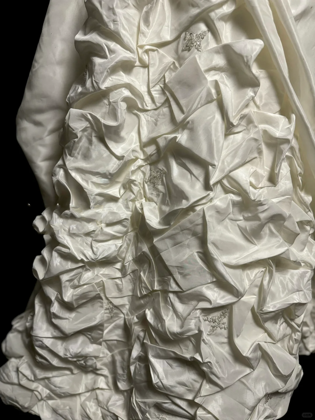 Vestido de novia vintage, corte corazón, tafetán marfil, largo, estilo retro de los años 70, DP2067