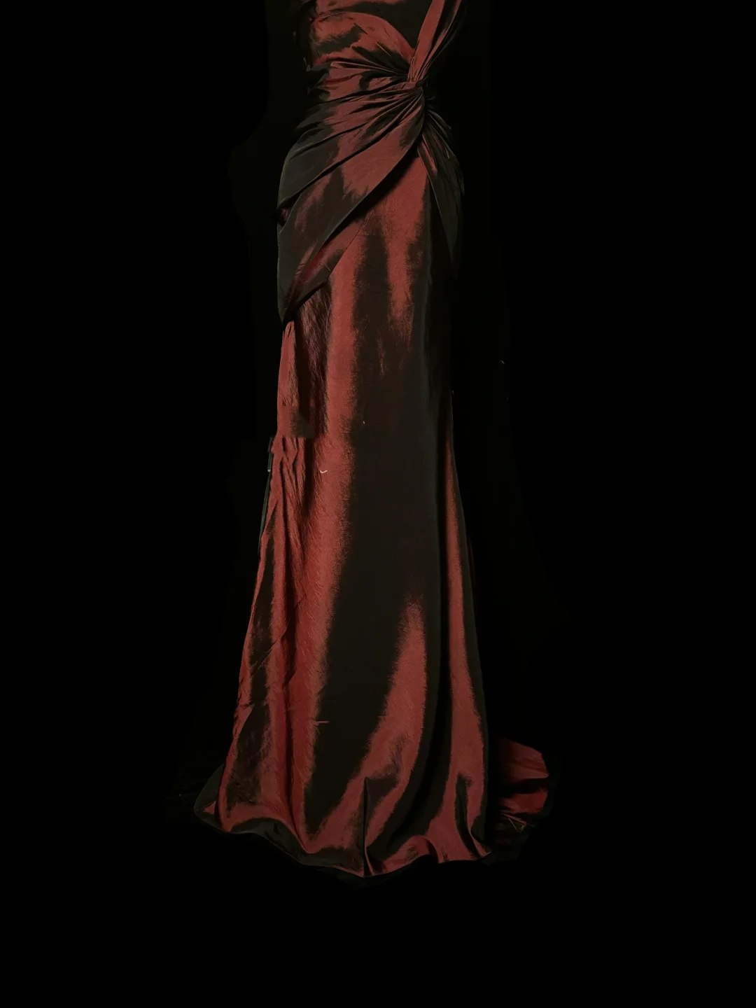 Vestido retro de sirena sin tirantes color burdeos para 20 cumpleaños, vestido largo de fiesta, atuendos de cumpleaños para mujer DP2074