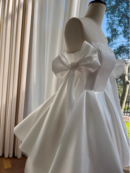 Vestido corto de satén con tirantes finos, corte en A, estilo corsé, para fiesta de bienvenida, de verano, para cóctel, para cumpleaños, DP2298