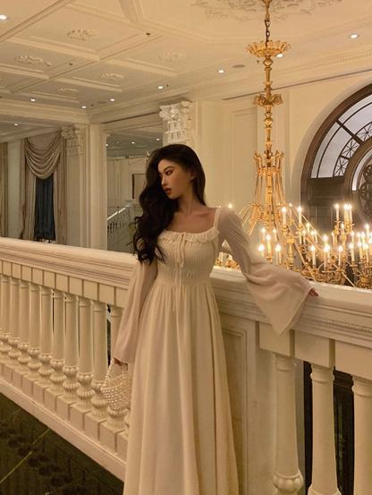 Sexy A Line White Square Chiffon 21st Birthday Dress Party Gown Birthday Outfits Birthday Dress Ideas For Women DP2307