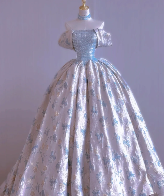 Vestido de fiesta modesto con hombros descubiertos, largo, para graduación, para escuela secundaria, noche, DP438
