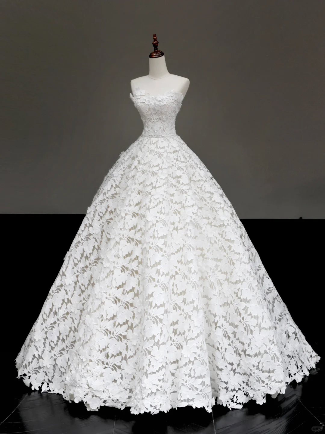 Vestido de novia único, vestido de fiesta sin tirantes, de encaje blanco, vestidos de novia DP653