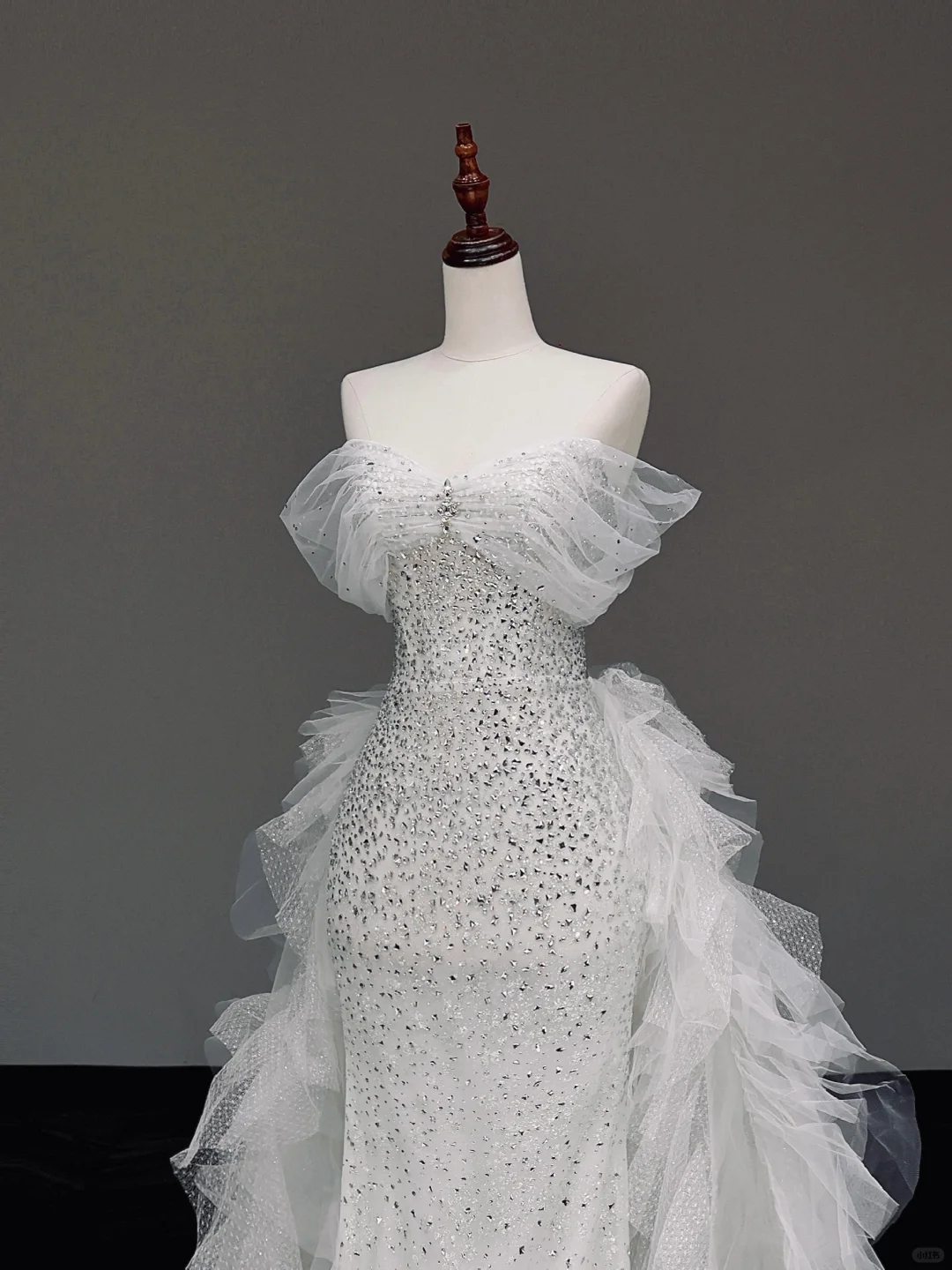 Timeless Bridal Gown Mermaid Sweetheart White Tulle Wedding Dresses Bridal Gowns DP845