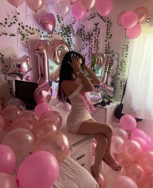 Vestido corto rosa de verano para fiesta de cumpleaños, ideal para 19 años, DP962