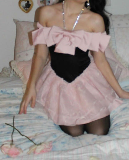 Vestido corto de verano con cuello halter, corte A, color rosa, para cumpleaños, ideal para fiestas de 19 años, DP989
