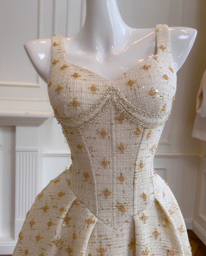 Vestido de fiesta con tirantes y lentejuelas para fiesta de cumpleaños ED01168