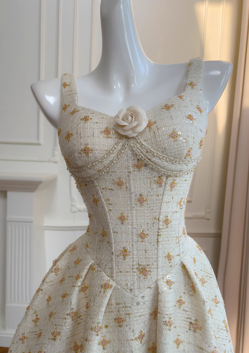 Vestido de fiesta con tirantes y lentejuelas para fiesta de cumpleaños ED01168